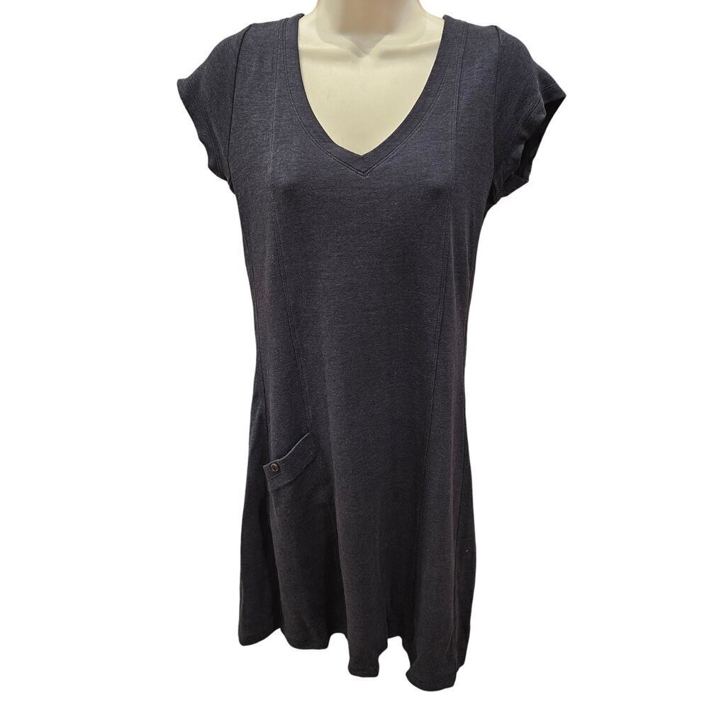 Horny toad womens M tencel blend one pocket dress NWOT dk navy casual comfort